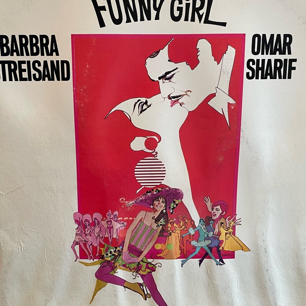 “Funny Girl” movie soundtrack on vinyl. Features Barbra Streisand